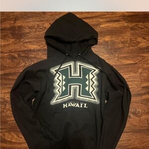 Hawaii Black Hoodie Sweater